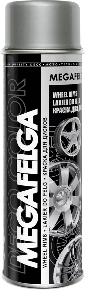 Deco Color Megafelga - Akryl na disky RAL 9006 strieborný 500ml