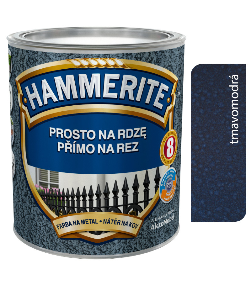 Hammerite Priamo na hrdzu