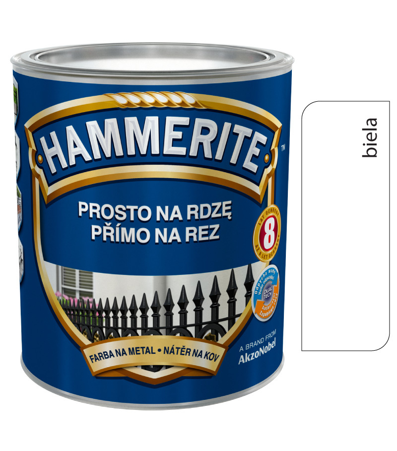 Hammerite Priamo na hrdzu