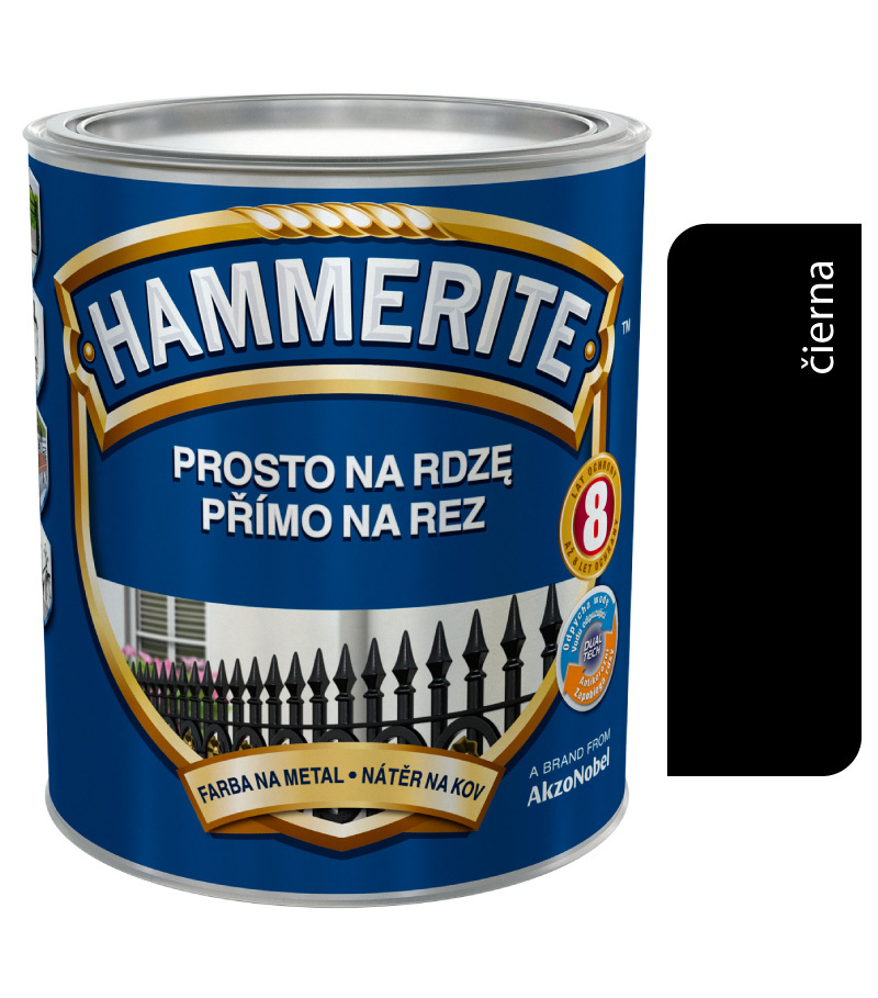 Hammerite Priamo na hrdzu