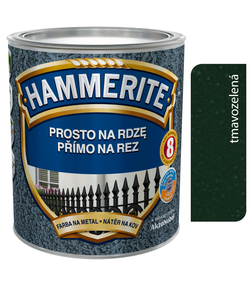 Hammerite Priamo na hrdzu