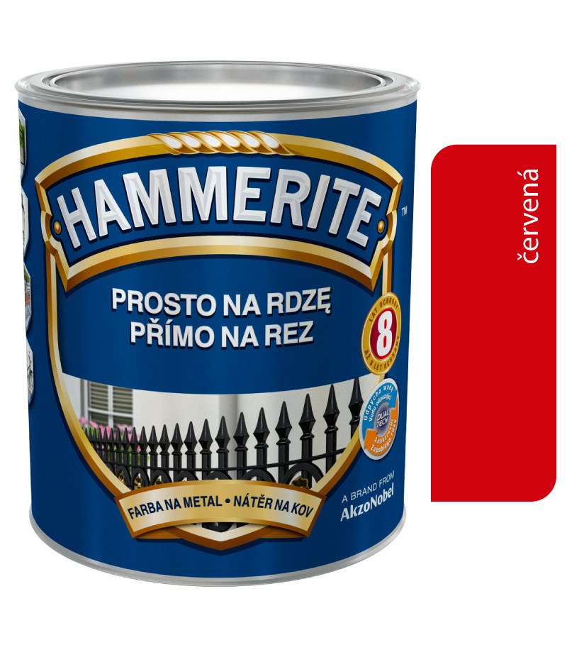 Hammerite Priamo na hrdzu