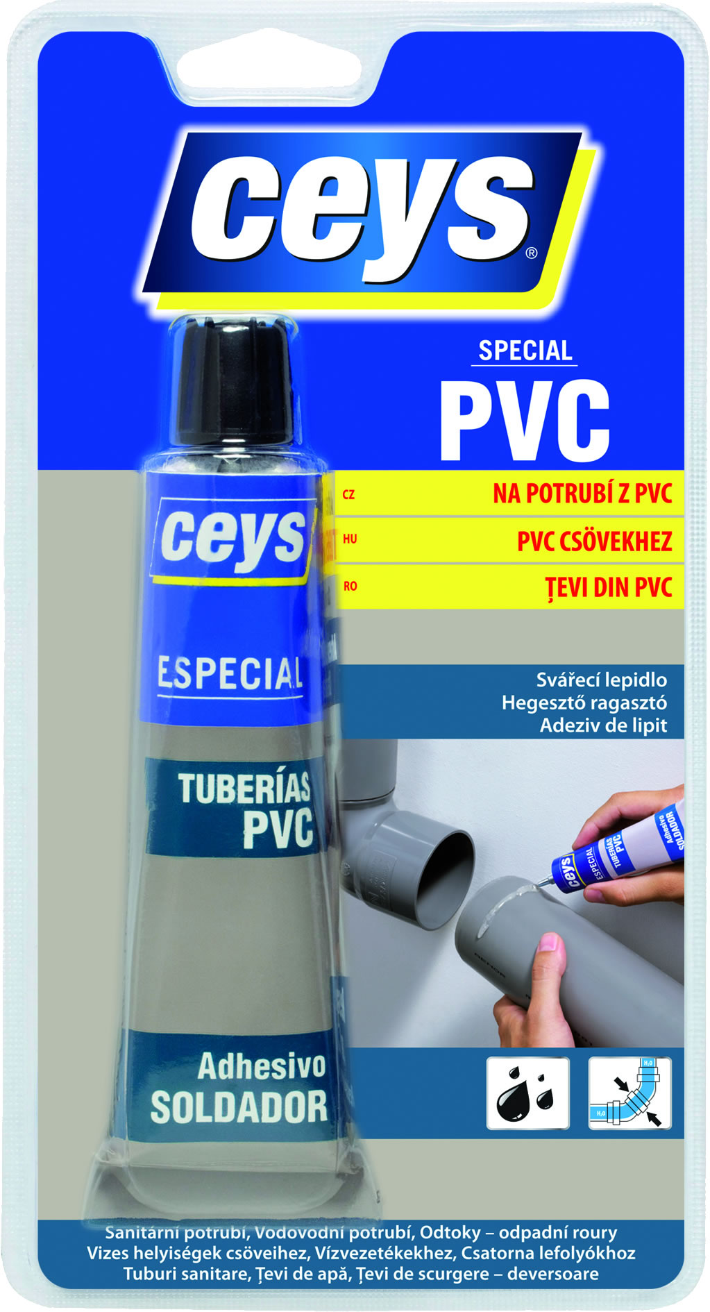 Ceys Special PVC na potrubia z PVC 70ml