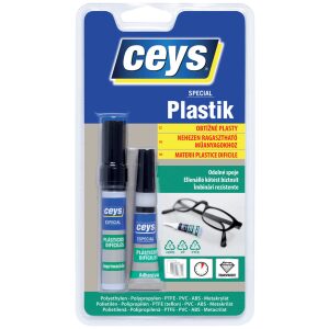 Ceys Special Plastik lepidlo na obtiažne plasty 3g+4ml