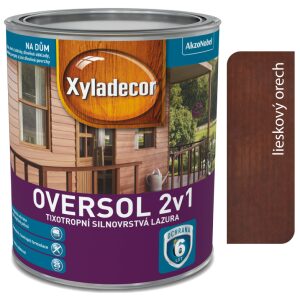 Xyladecor Silnovrstvá lazúra oversol 2v1 Lieskový orech 2