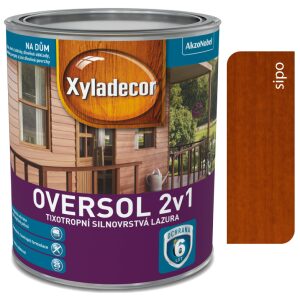 Xyladecor Silnovrstvá lazúra oversol 2v1 Sipo 2