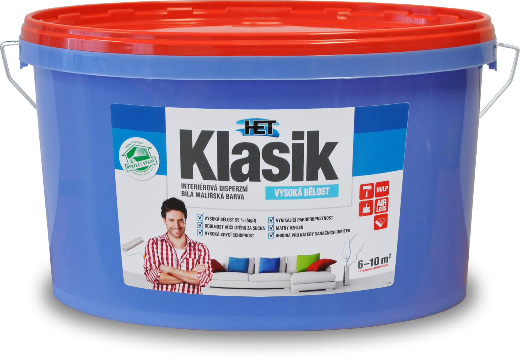 Het Klasik 10kg+1kg zdarma - Interiérová biela farba