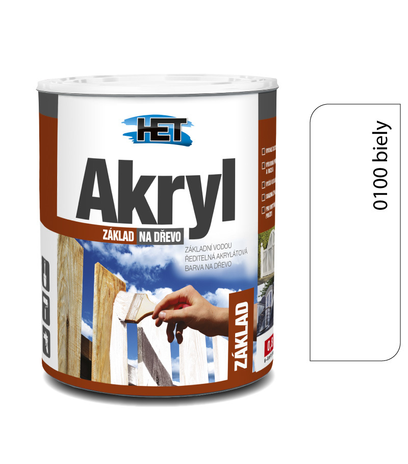 Het akryl zakl.na drevo 0100 0