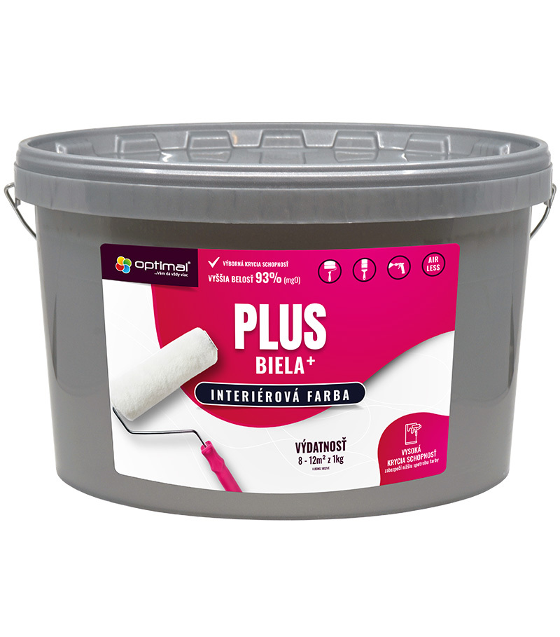 Optimal Plus - interiérová biela farba 15kg
