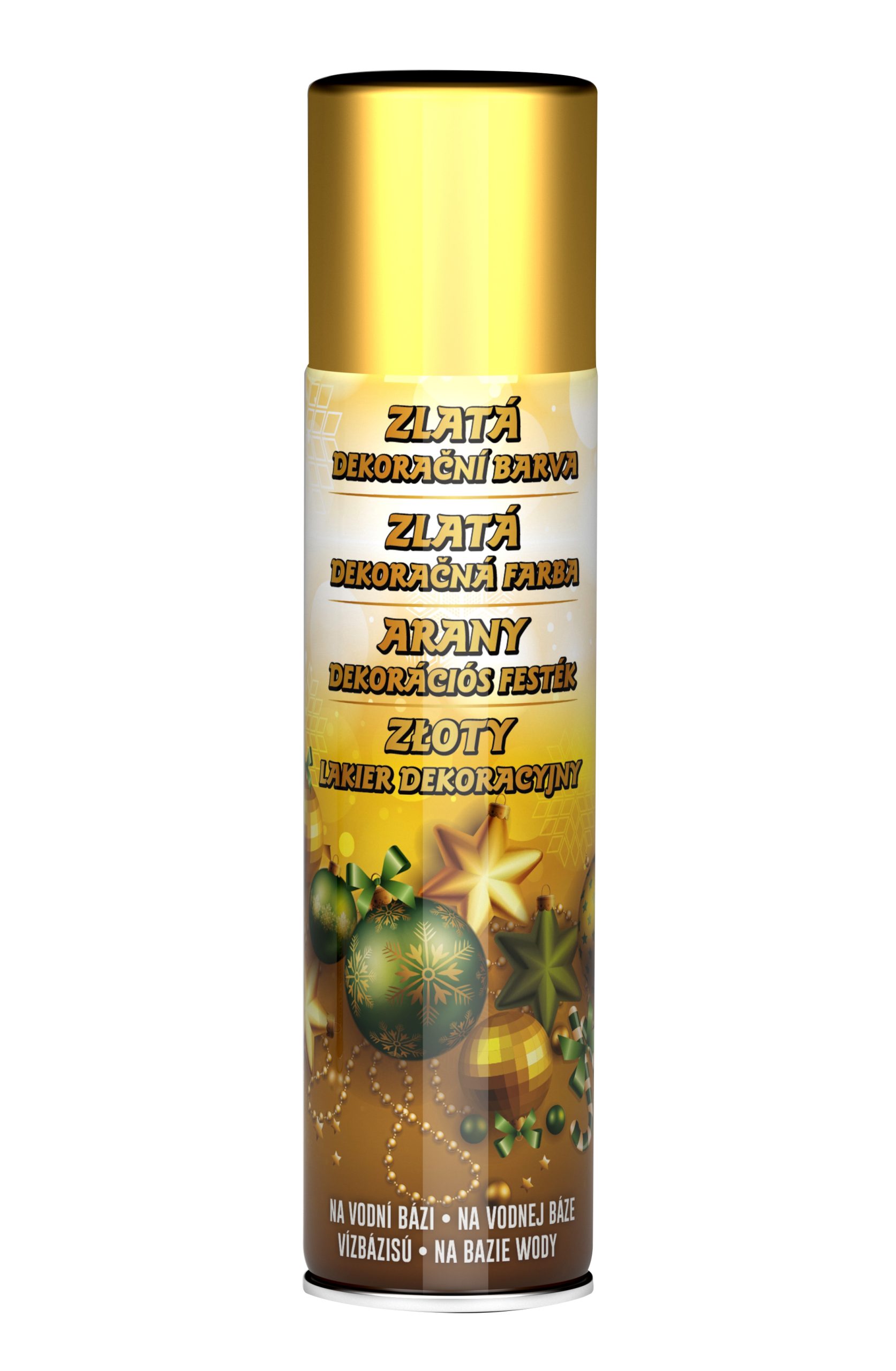 Dekoračný sprej zlatý - na vodnej báze aj do interiéru 150ml