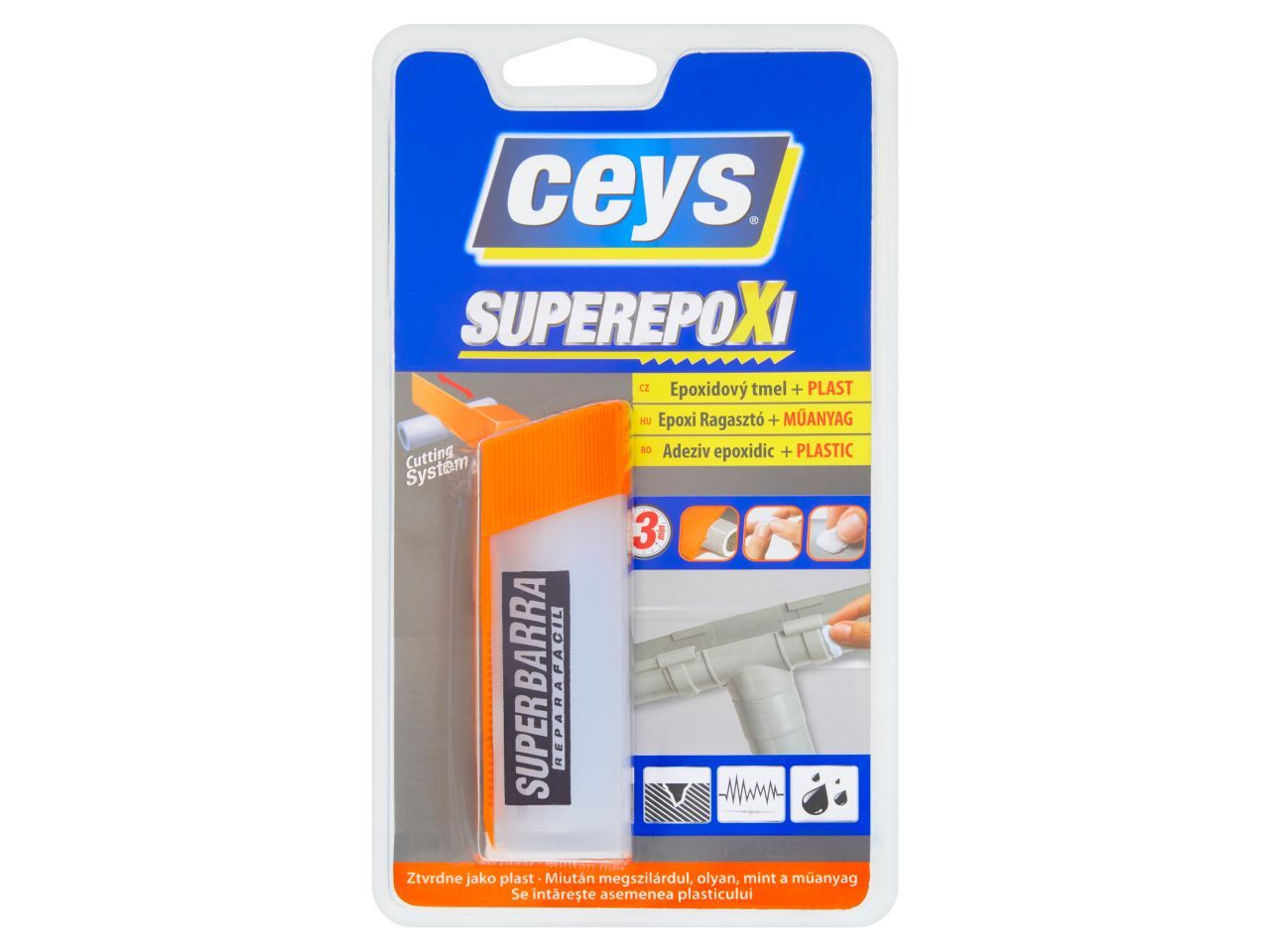 Ceys Super epoxi - správkový epoxidový tmel na plast 47g