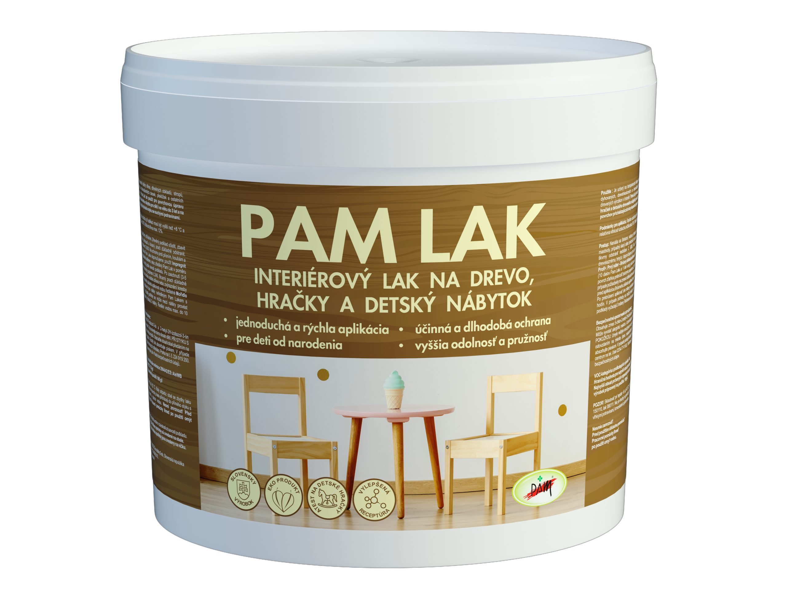 PAM Lak matný 10l PAM Lak matný 10l