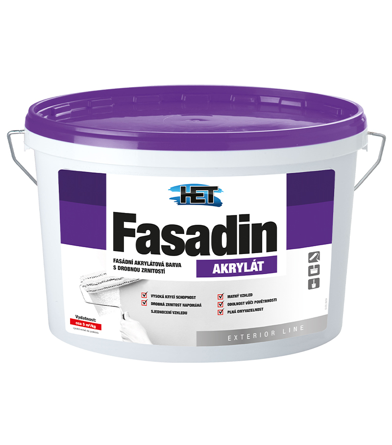 Het Fasadin - Fasádna akrylátová farba 7kg