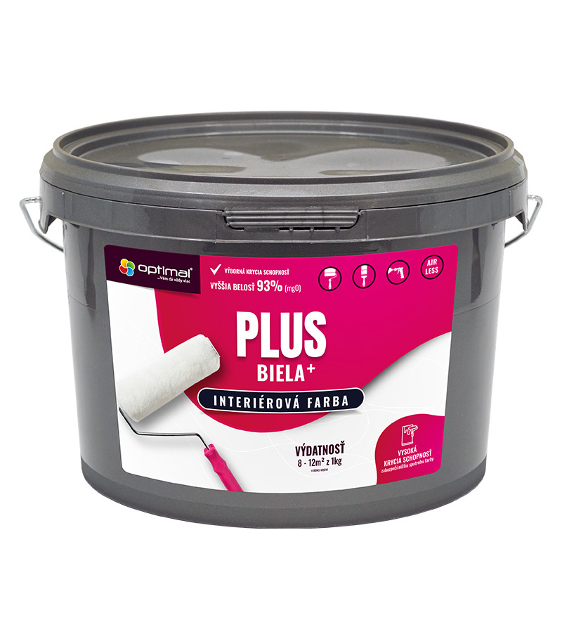 Optimal Plus - interiérová biela farba 3kg