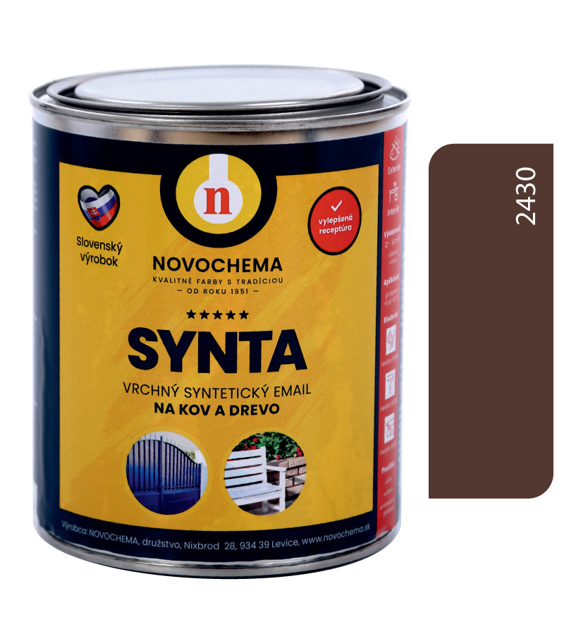 Synta S2013 čokoládová 2430 5kg/4l