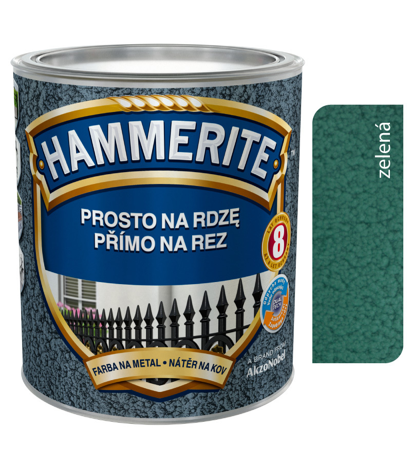 Hammerite Priamo na hrdzu
