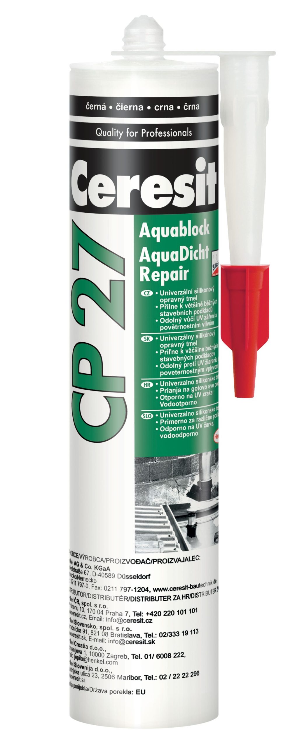 Ceresit Aquablock CP 27 čierny 300ml