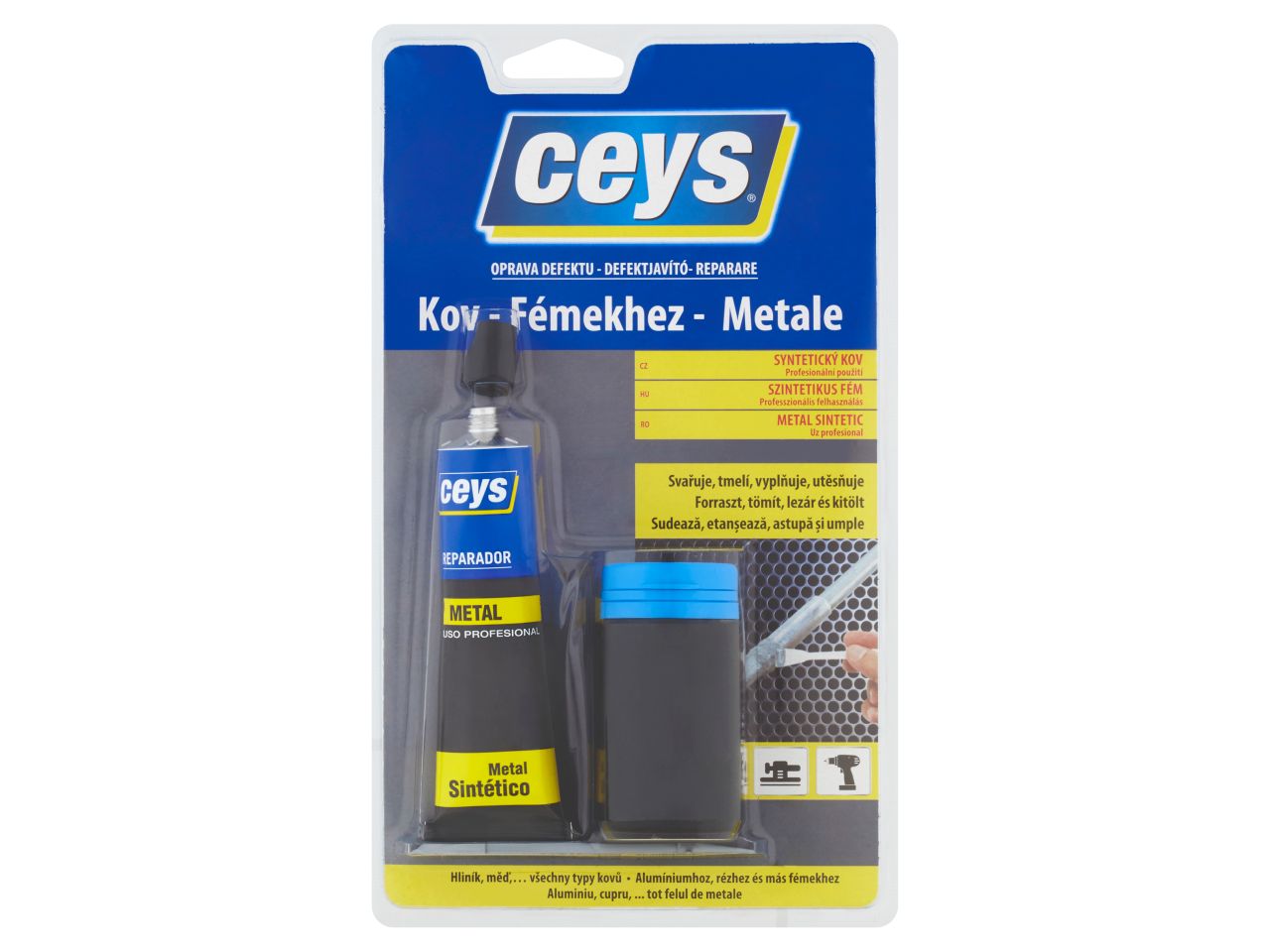 Ceys Oprava Defektu Syntetický kov 40ml + 40g