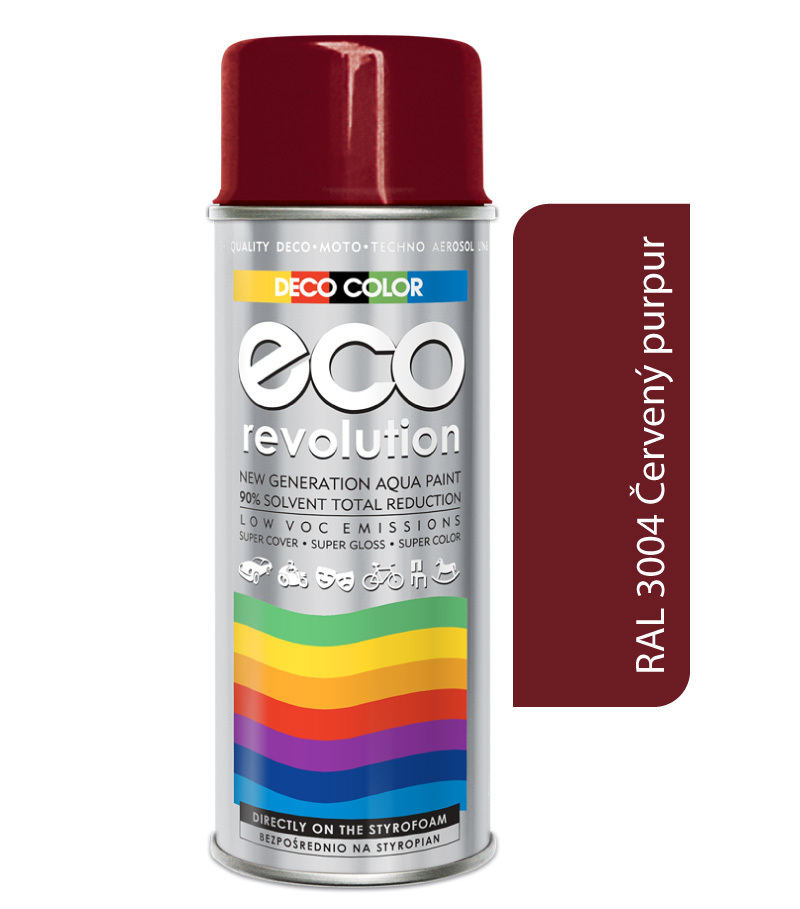 Deco Color Eco Revolution - RAL 3004 červený purpurový 400ml