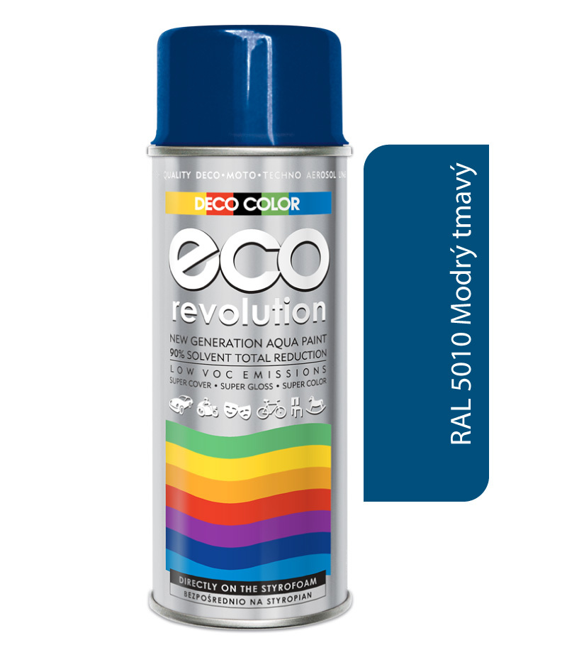 Deco Color Eco Revolution - RAL 5010 modrý tmavý 400ml