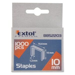 Extol Premium Spony do sponkovacej pištole 1000ks 12mm