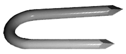 Klince `U` FE 25x2.50 - svorky