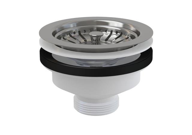 Výpusť drezová 6/4` s nerezovu mriežkou Ø115 A37