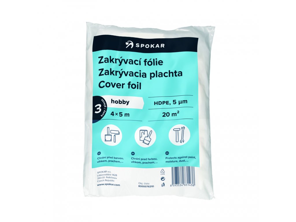 Spokar plachta 4x5m 5MY HOBBY 3ks