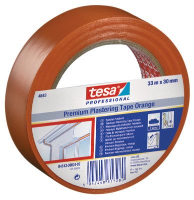 Tesa 4843 Páska stavebná PVC na omietky 33m 50mm