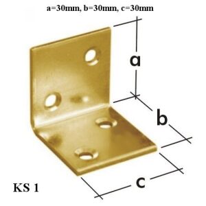 KS1 Uholníková spojka 30x30x30x1.5mm