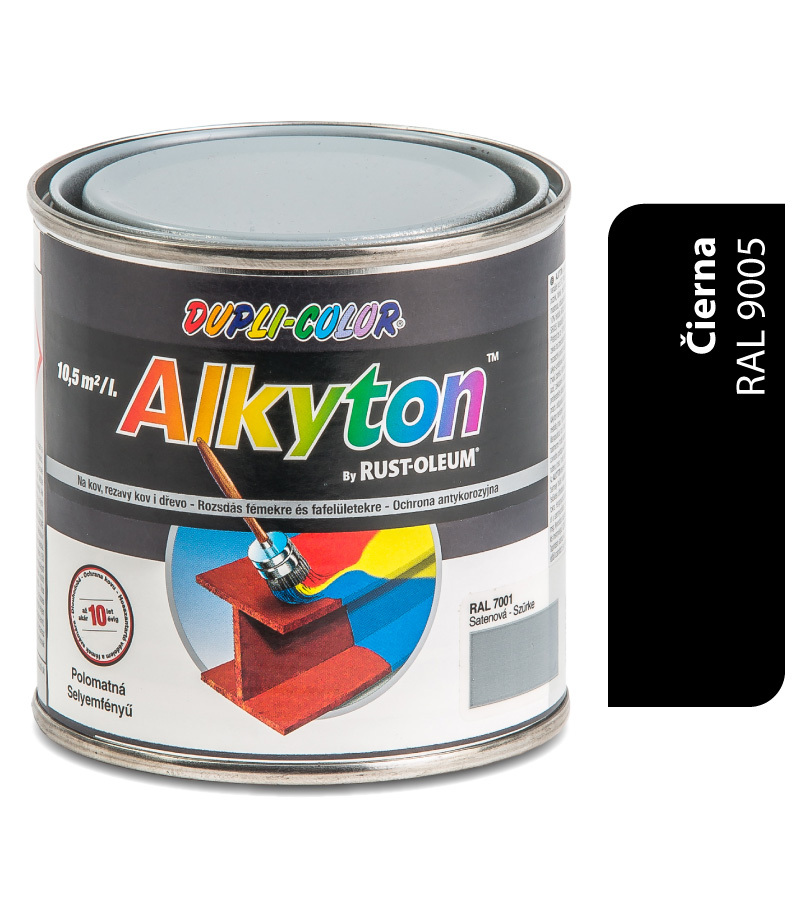 Alkyton Satin čierna 750ml