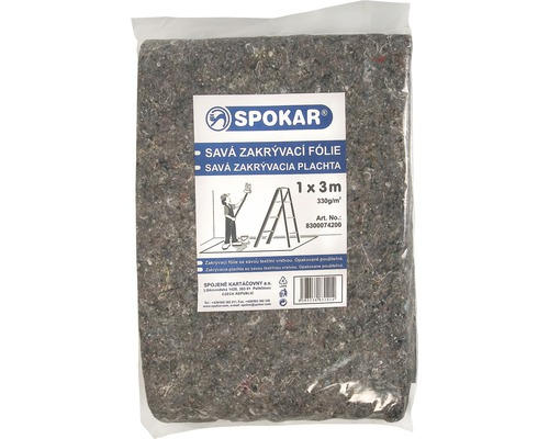 Spokar plachta 100x300cm zakrývacia savá