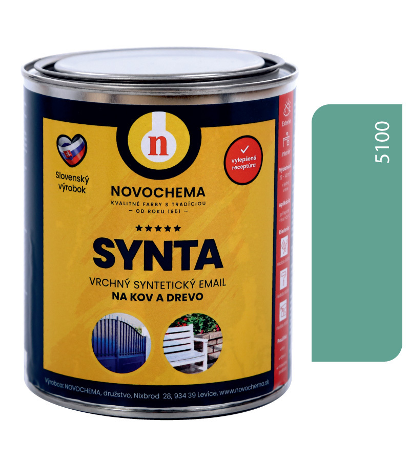 Synta S2013 pastelovozelená tmavá 5100 0