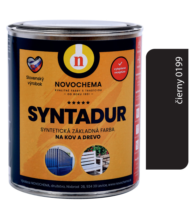 Syntadur S2000 0199 čierna - základná syntetická farba 0