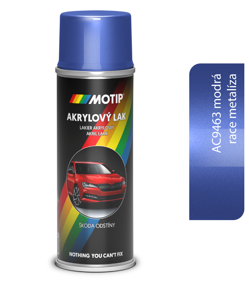 Škoda Autoemail AC9463 Modrá Race metalíza 200ml