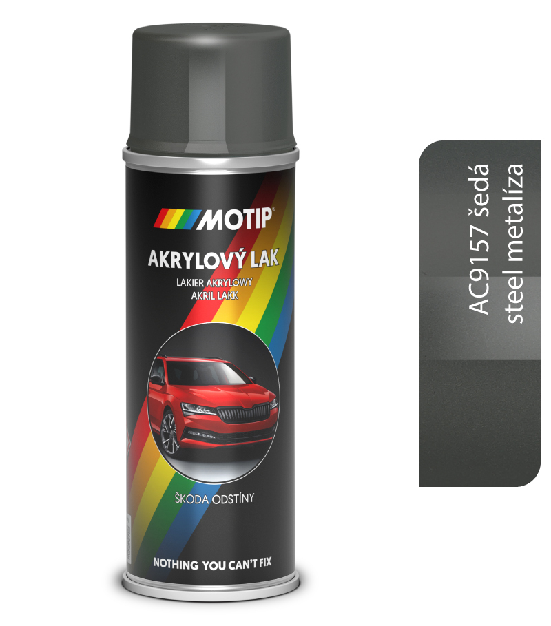 Škoda Autoemail AC9157 Šedá Steel metalíza 200ml