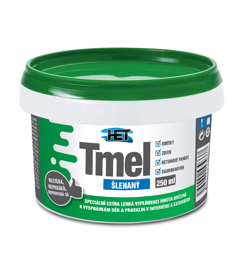 Het šľahaný ľahčený tmel 250ml