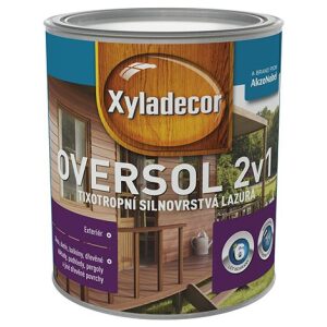 Xyladecor Silnovrstvá lazúra oversol 2v1 Biely 5l