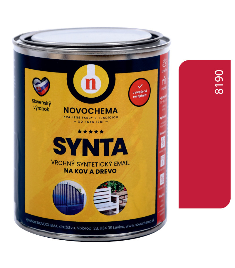 Synta S2013 tmavočervená 8190 0