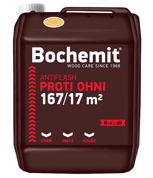Bochemit Antiflash - protipožiarny náter na drevo číry/bezfarebný 5kg Bochemit Antiflash - protipožiarny náter na drevo číry/bezfarebný 5kg