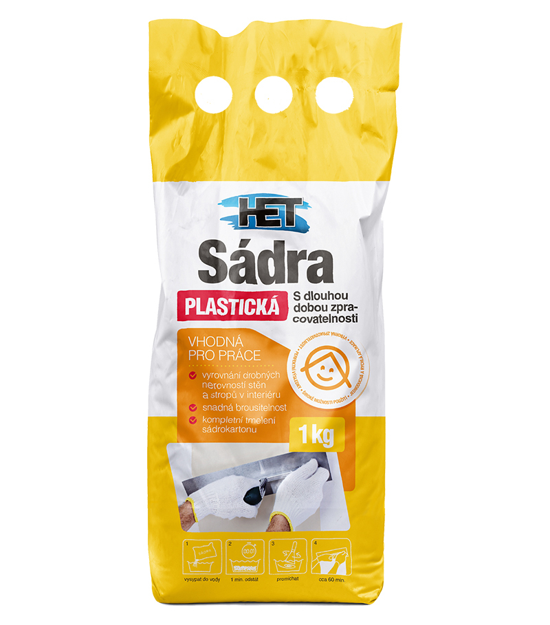 Het Sádra plastická 1kg