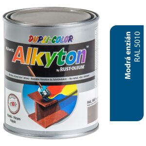 Alkyton lesklá modrá tmavá