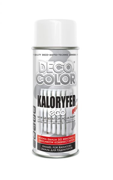 Deco Color Eco Kaloryfer - Farba na radiátory RAL 9016 biely 400ml