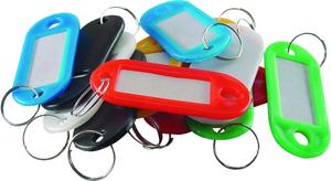 Extol Visačky na kľúče s oceľovým krúžkom