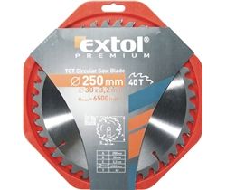 Kotúč pílový s SK plátkami Extol Premium 250x2.2x30mm 40T
