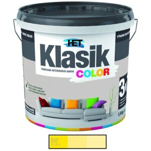 Het Klasik Color 0618 žltý sýty 1