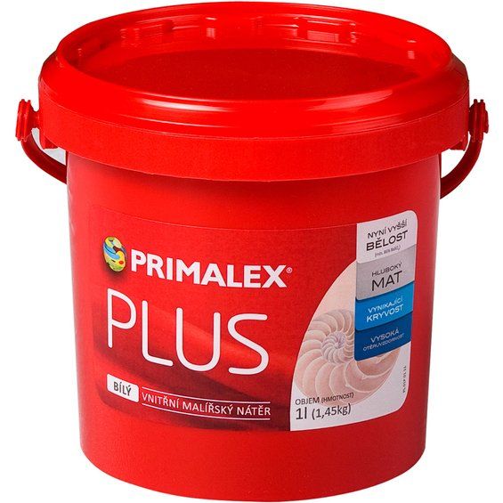 Primalex Plus - Interiérová biela farba 1l/1