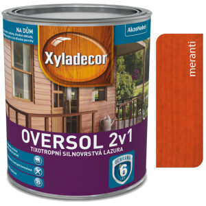 Xyladecor Silnovrstvá lazúra oversol 2v1 Meranti 5l