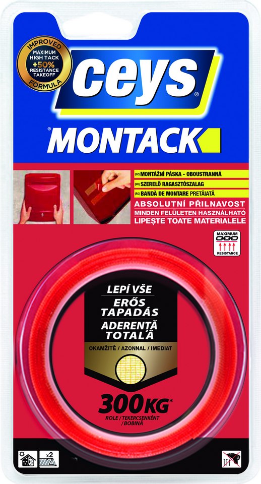 Ceys Montack Lepí všetko okamžite montážna páska 19mmx2
