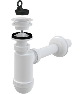 Sifón drezový s plastovou mriežkou DN70